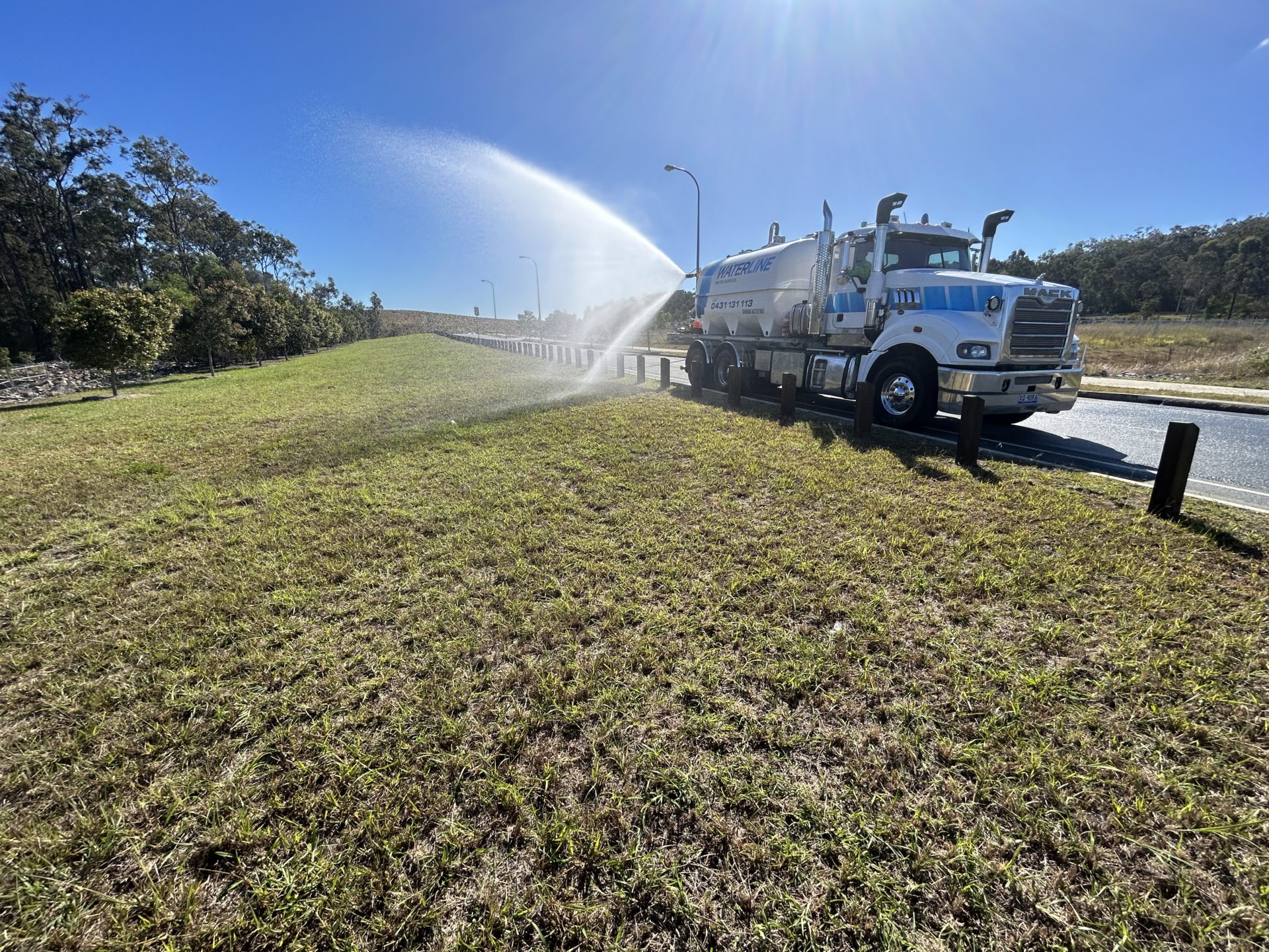 Landscape Watering & Dust Suppression Watercart Wet hire Water Delivery, water cart Hire Gold Coast, Scenic Rim